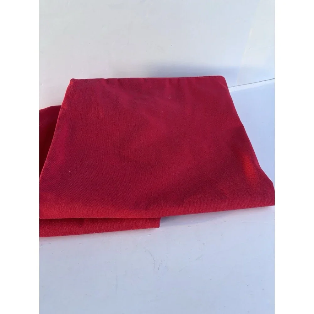 Lot Of 2 Ikea Lugnvik Red Pillow Cover Cushion Case 24x21” Discontinued